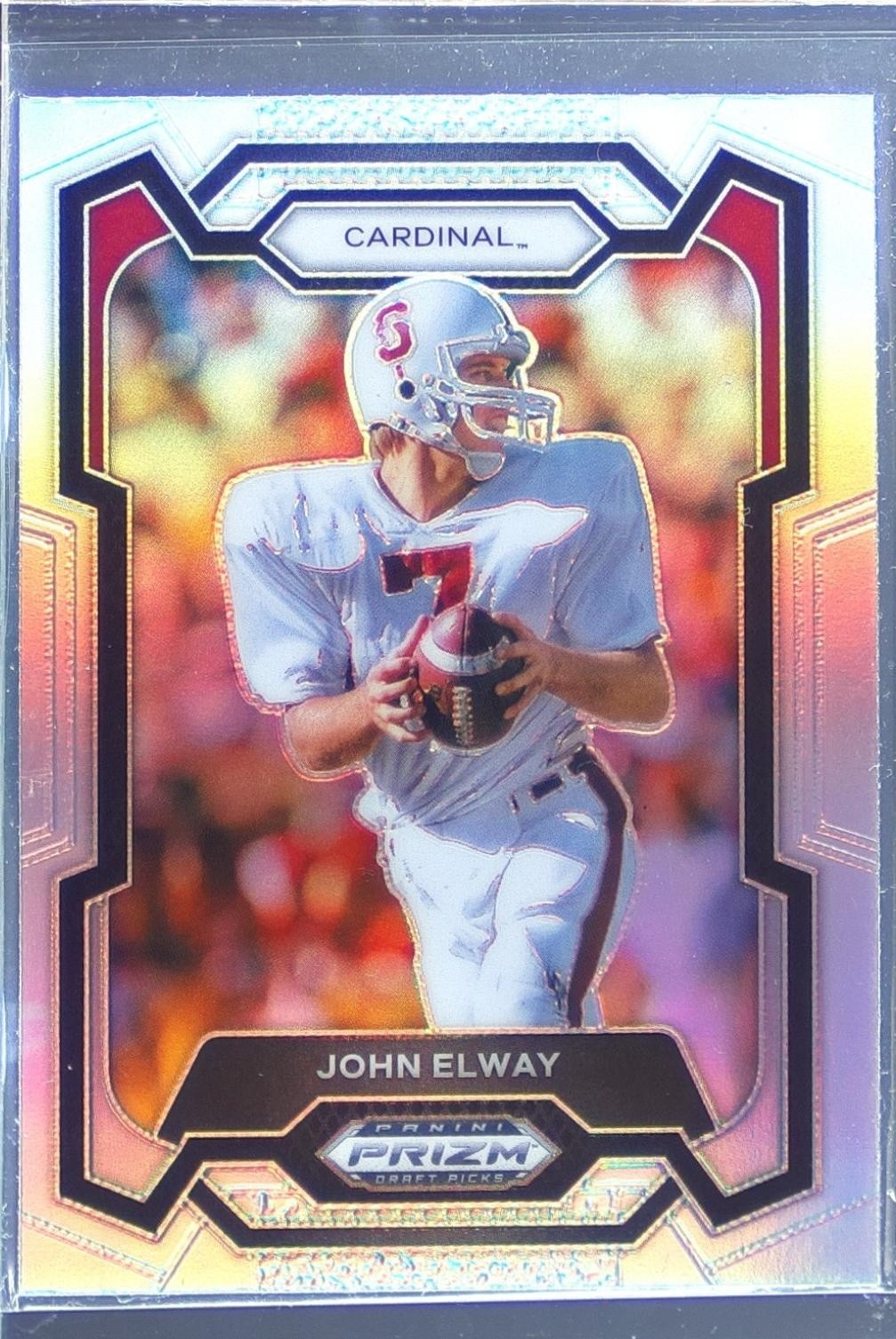 2024 Prizm Draft Picks John Elway Silver #37 Cardinal