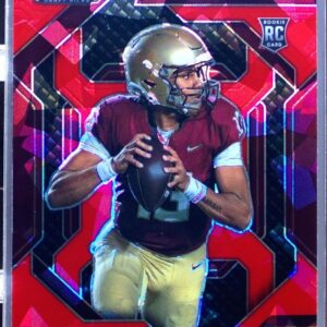 2024 Prizm Draft Picks Jordan Travis RC #NR-JTS Seminoles New Recruits Red Ice