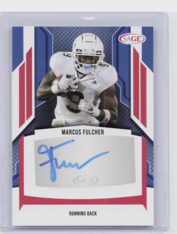 2024 SAGE HIT Marcus Fulcher Auto #A-MF2 Hornets Autographs Black (High Series)