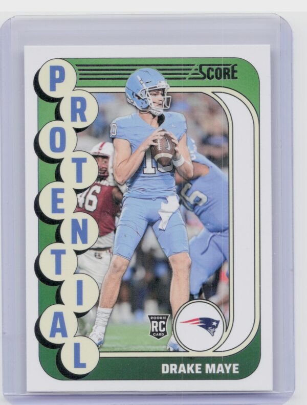 2024 Score Drake Maye RC 2 Patriots Protential
