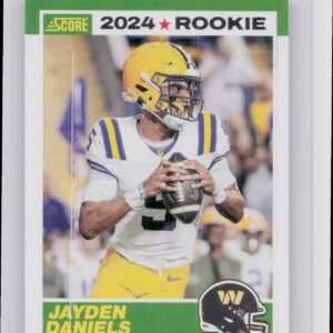2024 Score Jayden Daniels RC #2 Commanders 35th Anniversary Rookies