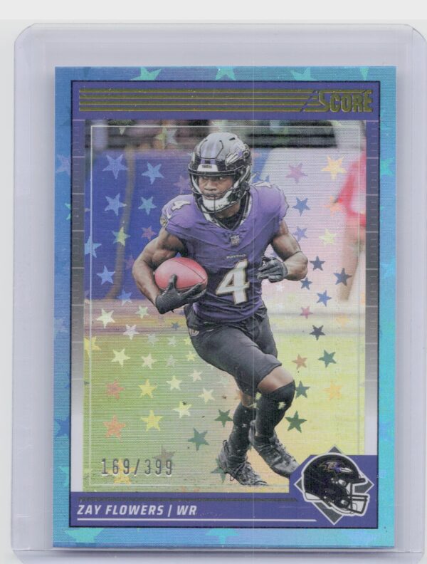 2024 Score Zay Flowers Stars /399 23 Ravens
