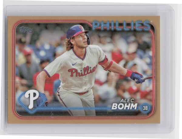 2024 Topps Alec Bohm Gold /2024 #266 Phillies