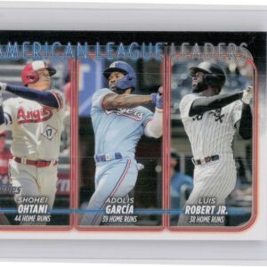 2024 Topps American League Leaders Home Runs (Ohtani / García / Robert)