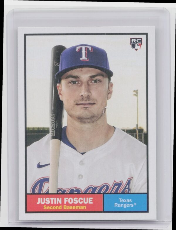 2024 Topps Archives Justin Foscue RC #31 Rangers