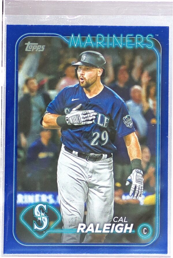 2024 Topps Cal Raleigh Royal Blue #122 Mariners