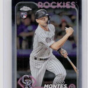 2024 Topps Chrome Coco Montes RC #182 Rockies