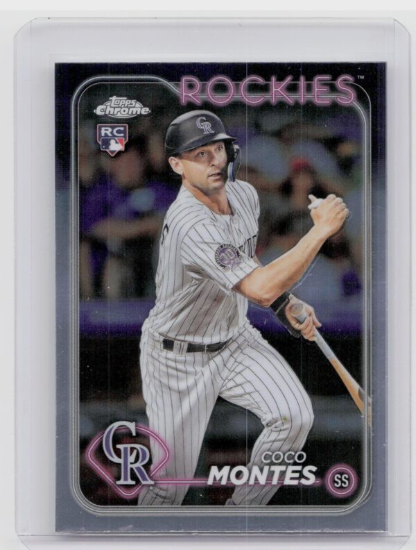 2024 Topps Chrome Coco Montes RC #182 Rockies