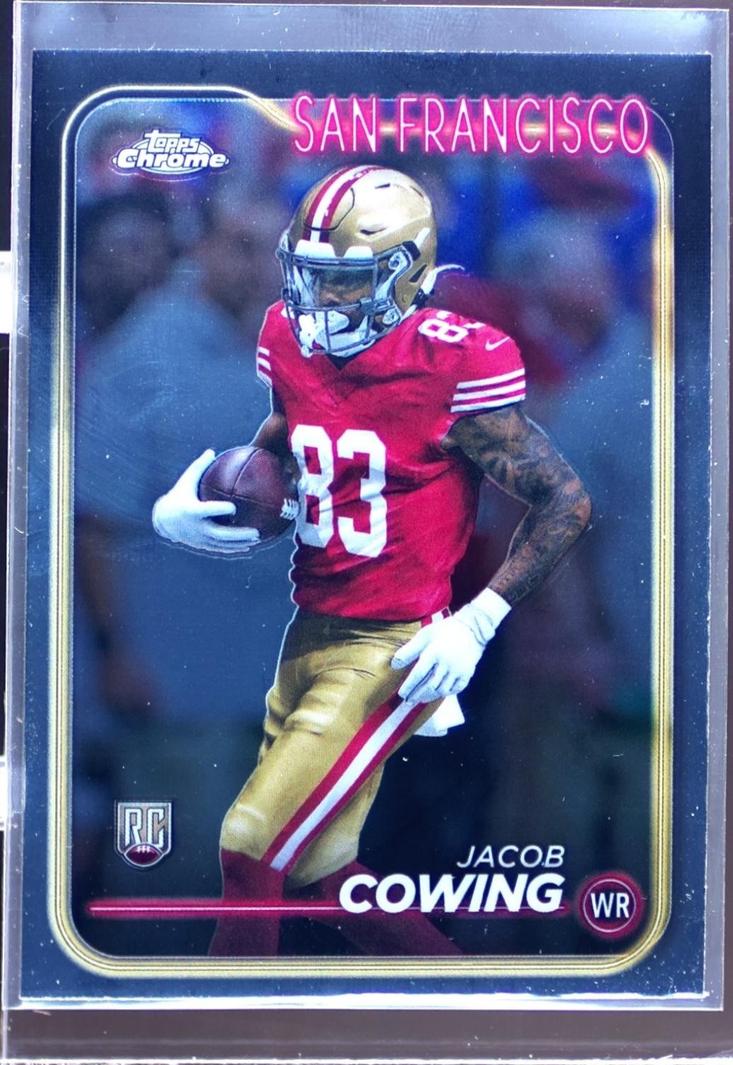 2024 Topps Chrome Jacob Cowing RC #285 49ers