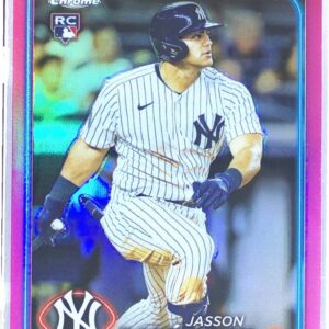 2024 Topps Chrome Jasson Domínguez Pink Refractors RC #89 Yankees