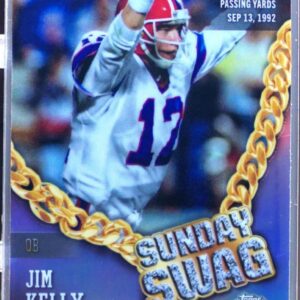 2024 Topps Chrome Jim Kelly #SS-18 Bills Sunday Swag Refractor