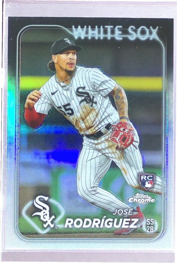 2024 Topps Chrome Jose Rodriguez Refractors RC #115 Sox