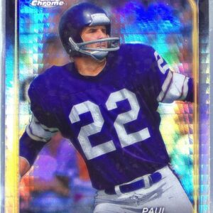 2024 Topps Chrome Paul Krause Prism Refractor #118 Vikings