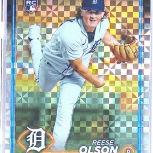 2024 Topps Chrome Reese Olson X Fractors RC #40 Tigers
