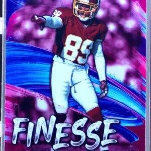 2024 Topps Chrome Santana Moss #F-25 Redskins Finesse Pink Refactor