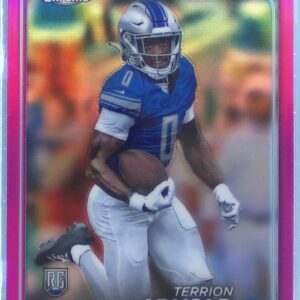 2024 Topps Chrome Terrion Arnold Pink Refractor RC #228 Lions