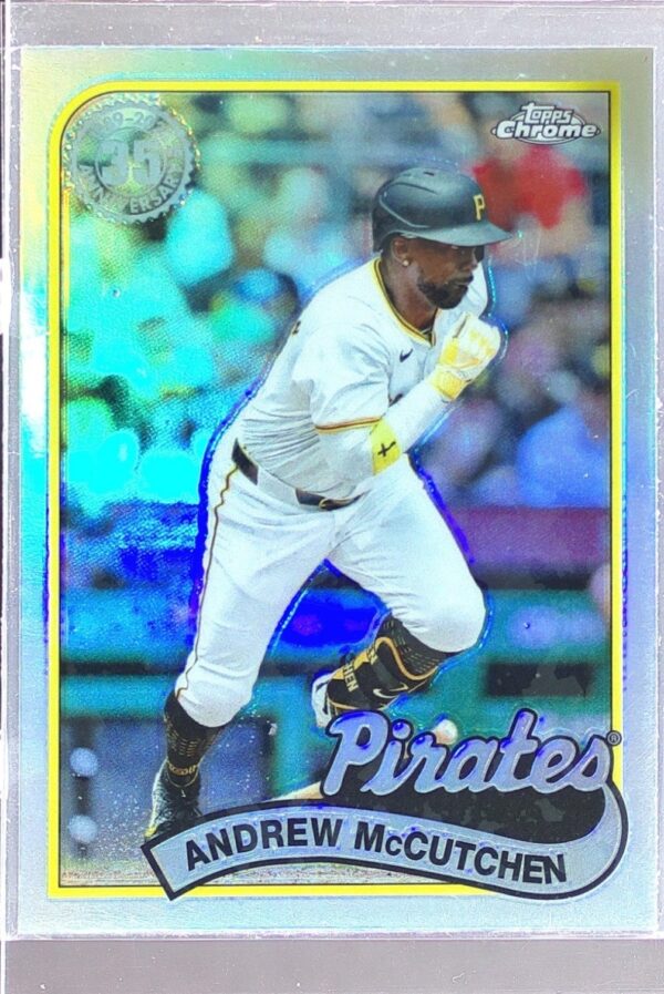 2024 Topps Chrome Update Andrew McCutchen #89CU-19 Pirates 1989 35th Anniversary