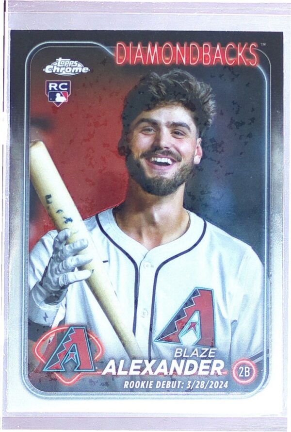 2024 Topps Chrome Update Blaze Alexander RC #USC62 Diamondbacks