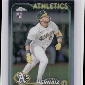 2024 Topps Chrome Update Darell Hernaiz RC #USC21 Athletics