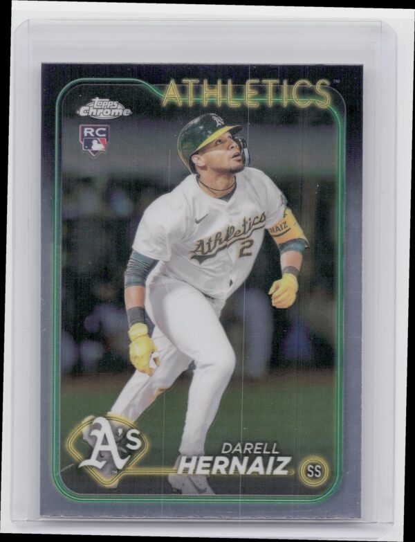 2024 Topps Chrome Update Darell Hernaiz RC #USC21 Athletics
