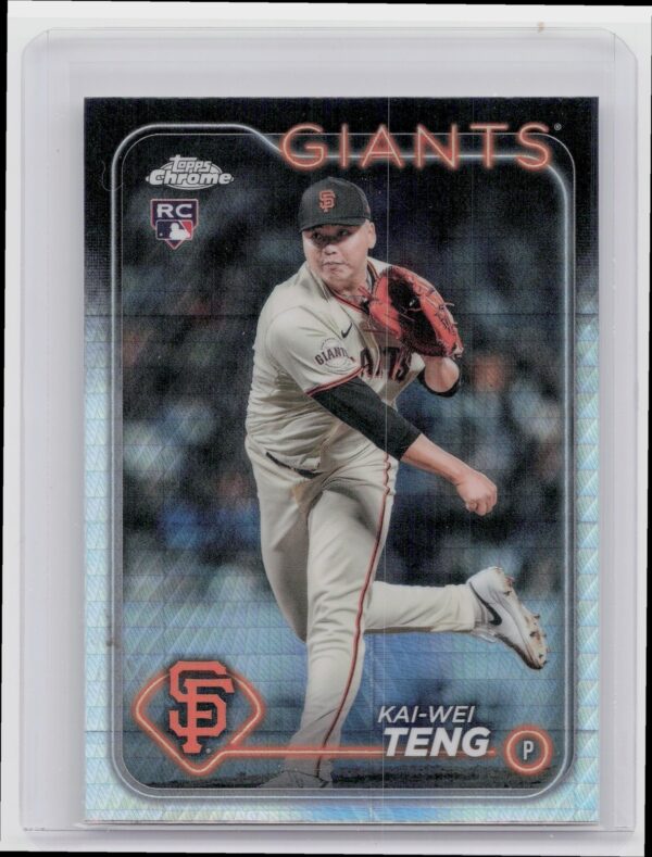 2024 Topps Chrome Update Kai-Wei Teng Prism Refractors #USC102 Giants