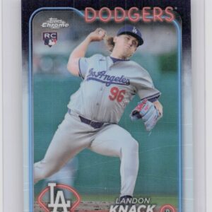 2024 Topps Chrome Update Landon Knack Refractors #USC176 Dodgers