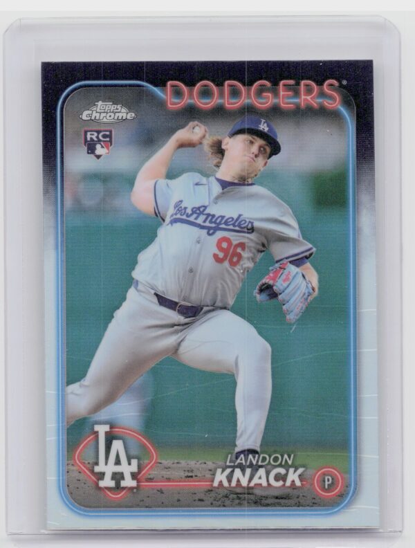2024 Topps Chrome Update Landon Knack Refractors #USC176 Dodgers