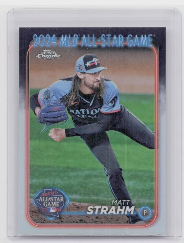 2024 Topps Chrome Update Matt Strahm #ASGC-35 Phillies 2024 All Star Game Chrome