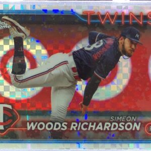 2024 Topps Chrome Update Simeon Woods Richardson X Fractors #USC45 Twins