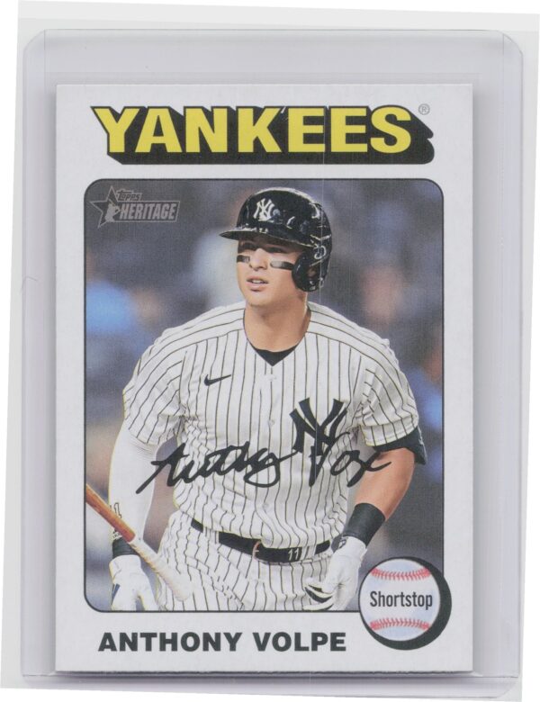 2024 Topps Heritage Mini Anthony Volpe #282 Yankees