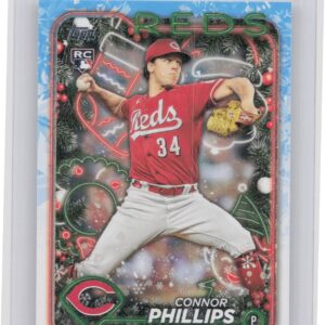 2024 Topps Holiday Connor Phillips H198 Reds