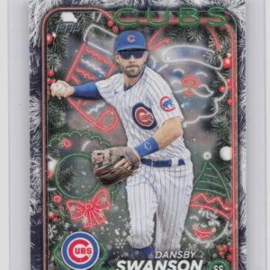 2024 Topps Holiday Dansby Swanson Holiday Tree #H125 Cubs
