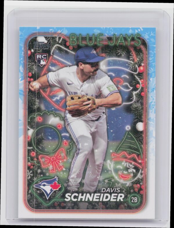 2024 Topps Holiday Davis Schneider RC #H132 Jays
