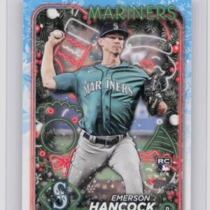 2024 Topps Holiday Emerson Hancock RC #H197 Mariners