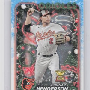 2024 Topps Holiday Gunnar Henderson #H150 Orioles