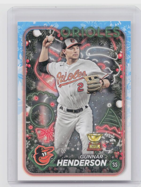 2024 Topps Holiday Gunnar Henderson #H150 Orioles
