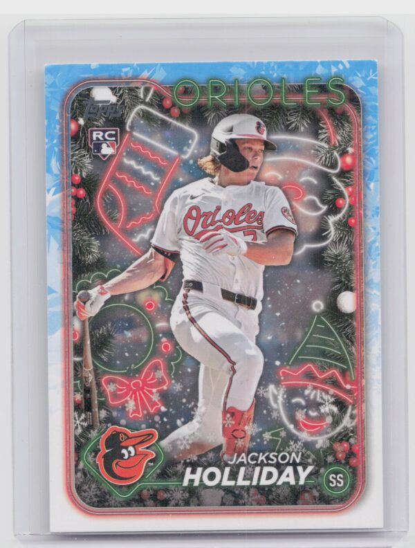 2024 Topps Holiday Jackson Holliday RC #H50 Orioles
