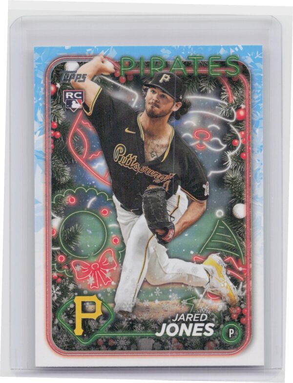 2024 Topps Holiday Jared Jones Rookie H147 Pirates