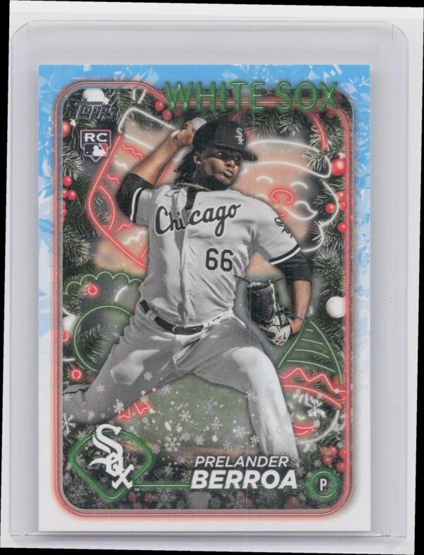 2024 Topps Holiday Prelander Berroa RC #H182 Sox