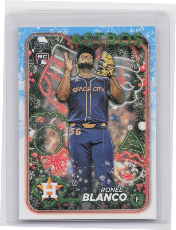 2024 Topps Holiday Ronel Blanco Rookie H199 Astros