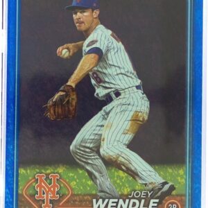2024 Topps Joey Wendle Blue Holofoil /999 #577 Mets