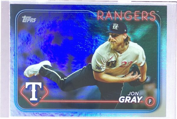 2024 Topps Jon Gray Rainbow Foil #16 Rangers