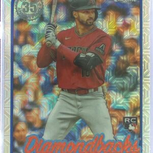 2024 Topps Jordan Lawlar RC #T89C-100 Diamondbacks 35th Topps Anniversary Chrome