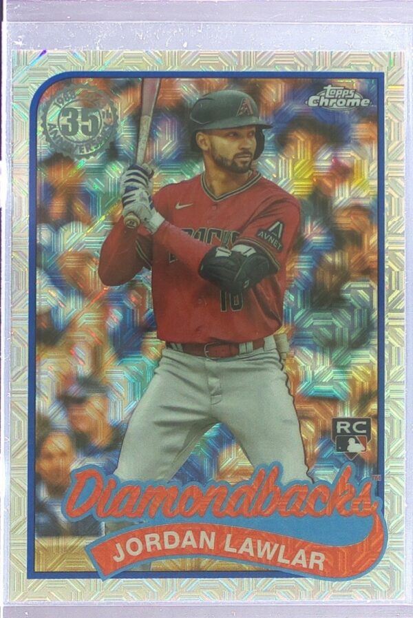 2024 Topps Jordan Lawlar RC #T89C-100 Diamondbacks 35th Topps Anniversary Chrome