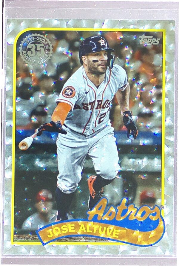 2024 Topps Jose Altuve #89B-27 Astros 1989 35th Anniversary Mega Box Foil
