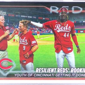 2024 Topps Resilient Reds Rookies: Youth of Cincinnati Getting It Done #133 Reds