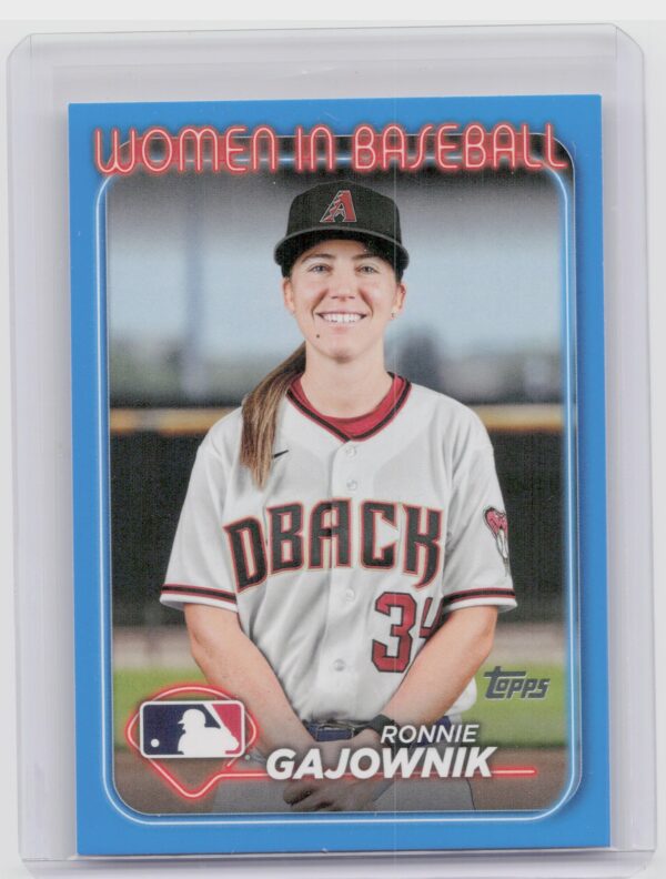 2024 Topps Ronnie Gajownik #WIB-3 Diamondbacks Women in Baseball Blue