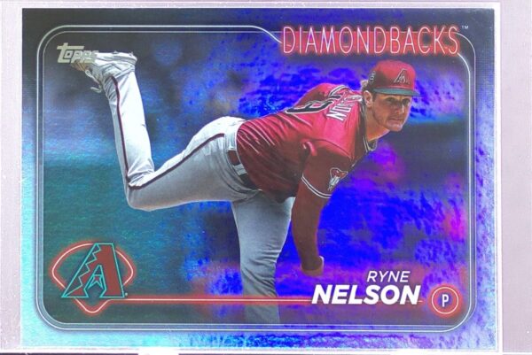 2024 Topps Ryne Nelson Rainbow Foil #334 Diamondbacks
