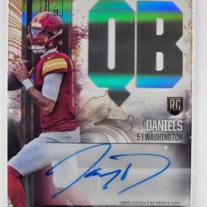 2024 Topps Signature Class Jayden Daniels Crystal Clear Auto 5/5 RC RCC-JD