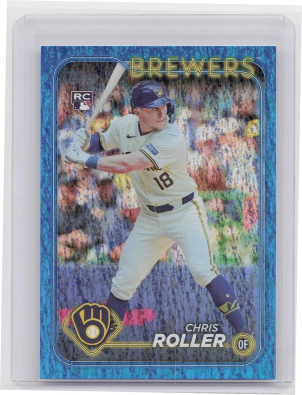 2024 Topps Update Chris Roller Blue Holofoil /999 #US242 Brewers